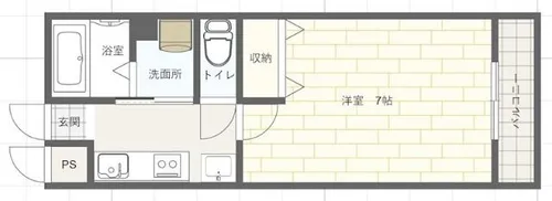 ラフェスタ妻鹿【3階】の間取り