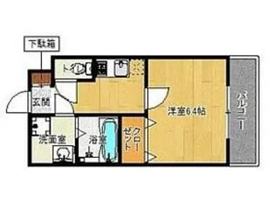 プロシードSH【202号室】の間取り