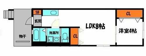 フジハウス【3階】の間取り