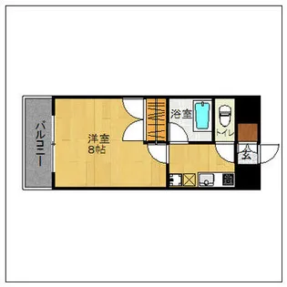 リファレンスリバーサイド【9階】の間取り