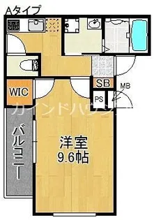 ラフィーネ聖天坂Ⅵ番館【1階】の間取り