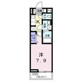 エクレール南野【301号室】の間取り