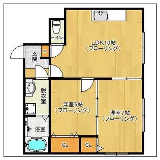 警固丸ビル【6階】の間取り