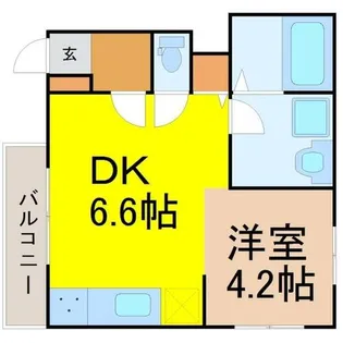 ひまわり荘【1F号室】の間取り