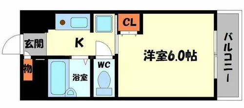 エスポアールはしば【3階】の間取り