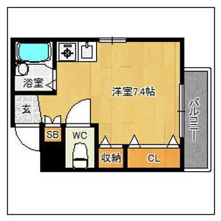 くぅたん.はうす【306号室】の間取り