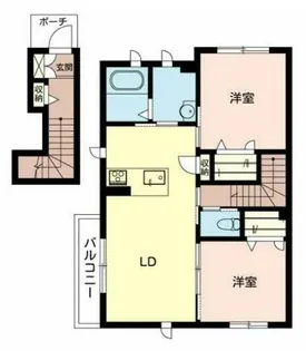 アーバンのざと CENTER【2階】の間取り