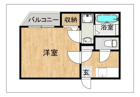 St.PHOENIXII【201号室】の間取り