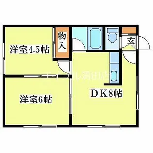 コーポたかはし【301号室】の間取り