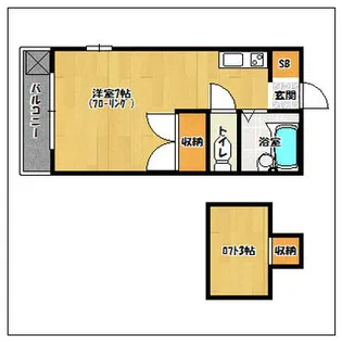 コンフォート21【201号室】の間取り