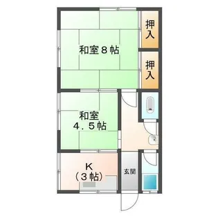 コガノサキライフ【201号室】の間取り