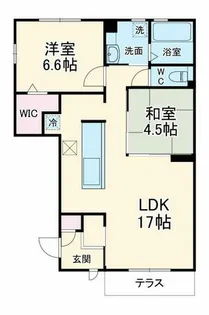 たまきC棟【1階】の間取り