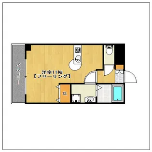 フォルビート博多【7階】の間取り