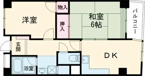 メゾン茨木西駅前【2階】の間取り