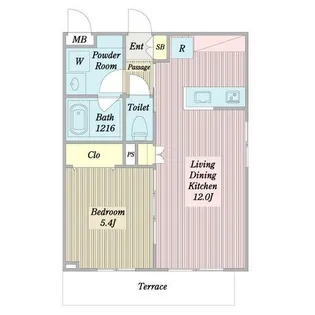 セレナコート【1階】の間取り