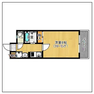 シティマンション大橋南NO・10【303号室】の間取り