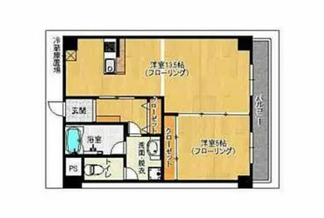 第2土肥ビル【303号室】の間取り