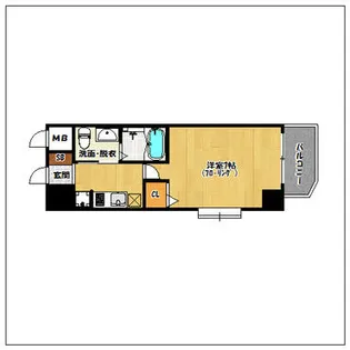 エステムコート博多・祇園ツインタワー セカンドステージ【15階】の間取り