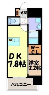 メイクスWアート上前津Ⅴ【14階】の間取り