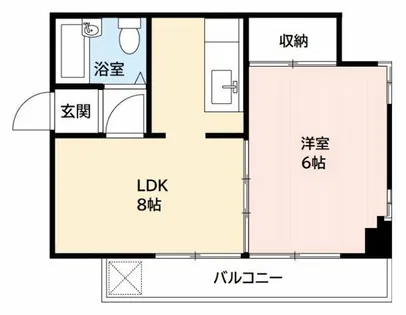 イーストガーデン杉の木館【503号室】の間取り