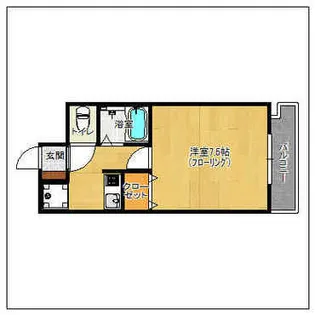 ピュアドームグラシアス大手門【506号室】の間取り