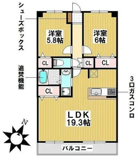 ルミエール【1階】の間取り