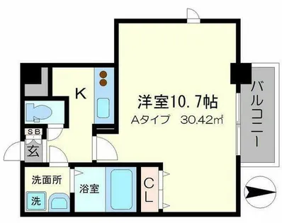 リードレジデンス関大前【2階】の間取り