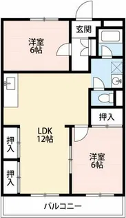 サンライズ内田【4階】の間取り