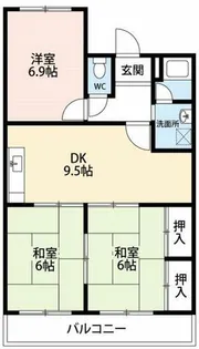 第1原田ビル【202号室】の間取り