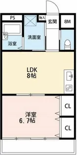 アビテナポール【1階】の間取り