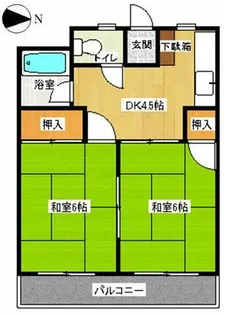 メゾンドソル【4階】の間取り