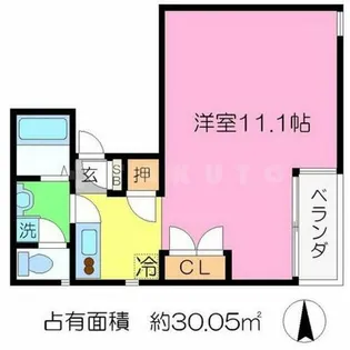 ことぶき荘【1階】の間取り