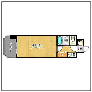 ソレアード薬院【8階】の間取り
