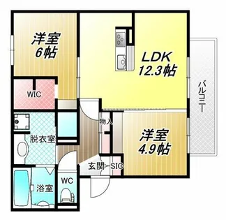 ブランシェメゾン【1階】の間取り