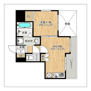 F・corazon薬院【8階】の間取り