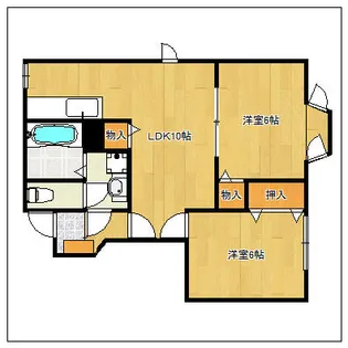 ダンディーライオンA【101号室】の間取り