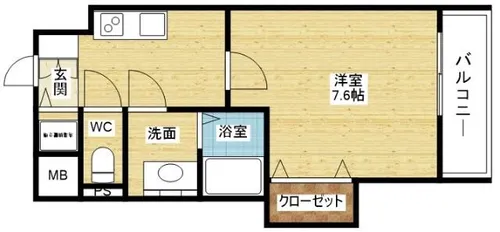 Luxe新大阪Ⅳ【8階】の間取り