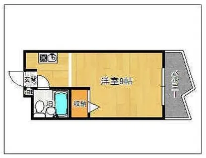 メゾン・ド・クラージュ【302号室】の間取り