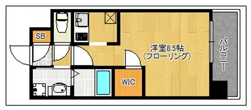 ALFACIO DIFOND【2階】の間取り