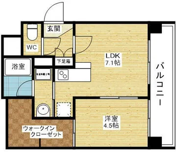 CITY SPIRE十三東【2階】の間取り