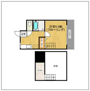 サンフィールド下原【101号室】の間取り