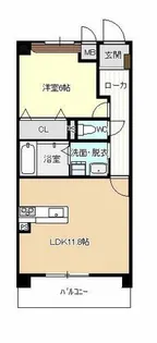 ホームクラルス【1階】の間取り