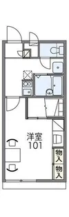 レオパレスIKKO【207号室】の間取り