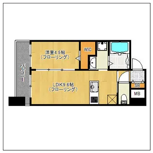 CLUB赤坂レジデンス【11階】の間取り