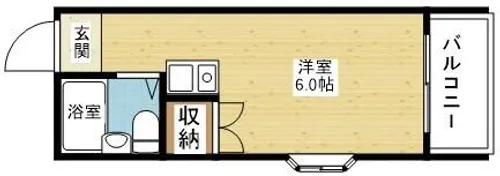 ベルメゾンロゼ【4階】の間取り