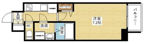 オーキッドレジデンス新大阪【5階】の間取り