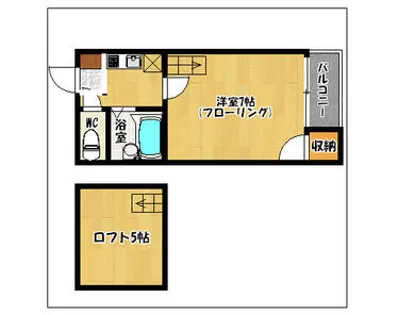 k・k・s21【1階】の間取り