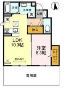 オリジン【1階】の間取り