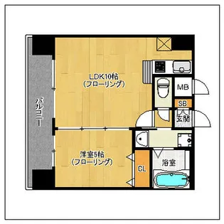 ネストピア県庁前【701号室】の間取り