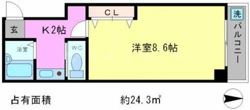 TAISEI都【1階】の間取り